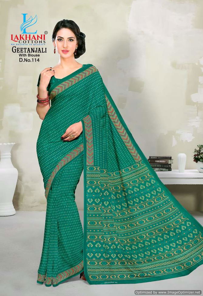 Geetanjali By Lakhani Heavy Cotton Printed Sarees Wholesalers In Delhi